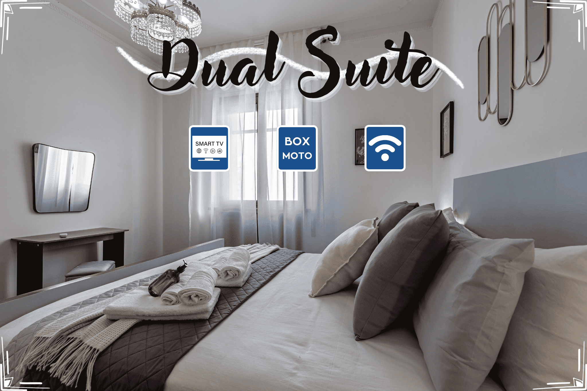 Camera da letto, lenzuola e asciugamani, finestra, armadio, aria condizionata, armadio